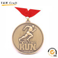 Metal oro personalizar medalla deportiva barato Ym1170